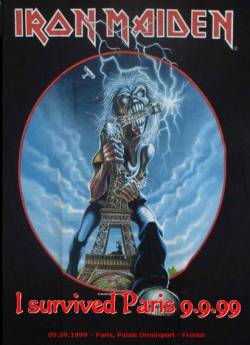 Iron Maiden (UK-1) I Survived Paris 9.9.99 (DVD) (Bootleg)- Spirit of Metal  Webzine (es)